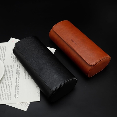Bolso de viaje de reloj, rollo de reloj para 3 relojes, cuero falso premium, embalaje en caja de regalo √ √ √ √