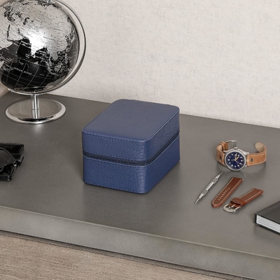 ROTHWELL 5 relojes organizador de maletines de viaje para 5 relojes protector portátil resistente con cremallera se ajusta a todos los relojes de pulsera