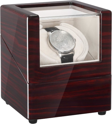 Chiyoda Winder para relojes automáticos de madera sólida con motores Mabuchi