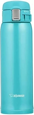 Zojirushi SM-SA60BA Taza aislada al vacío de acero inoxidable, 1 conteo (envasado de 1), negro, 20 onzas