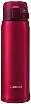Zojirushi SM-SA60BA Taza aislada al vacío de acero inoxidable, 1 conteo (envasado de 1), negro, 20 onzas
