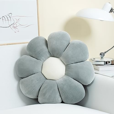 almohada de flores, almohada en forma de flor, decoración de Navidad, almohada de piso de flores, cojín de asiento, decoración de habitación linda y peluche