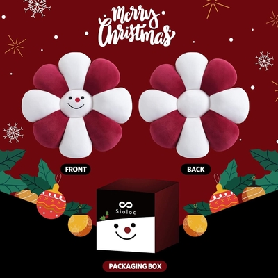 almohada de flores, almohada en forma de flor, decoración de Navidad, almohada de piso de flores, cojín de asiento, decoración de habitación linda y peluche