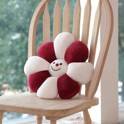 almohada de flores, almohada en forma de flor, decoración de Navidad, almohada de piso de flores, cojín de asiento, decoración de habitación linda y peluche