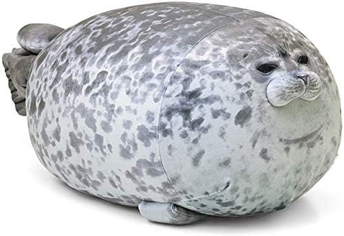 MerryXD Chubby Blob Seal almohada, relleno de algodón peluche juguete animal lindo medio océano