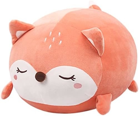 Shiba Inu almohada de peluche animal relleno lindo juguete de peluche animé chorreante Corgi Plushie Fluffy Kawaii almohada de abrazo suave
