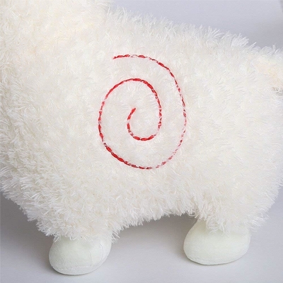 Juguete de lana de alpaca, animal de peluche de alpaca gran muñeca de 18 pulgadas almohada de peluche, cojín suave y esponjoso súper Navidad San Valentín