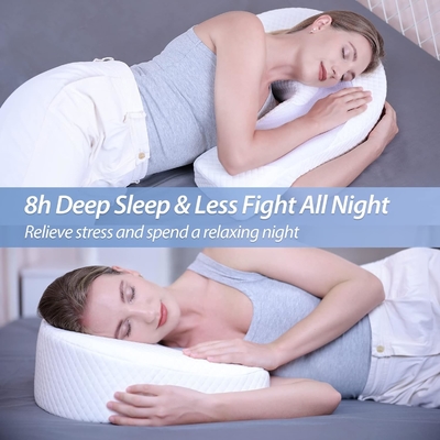 Almohada para el cuerpo del dormido lateral Almohada para el cuerpo del adulto Almohada de espuma de memoria con soporte de contorno en forma de U alivio del dolor con