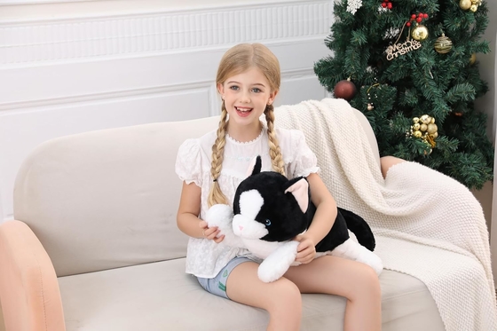 27 pulgadas gatos con peso de animales de peluche, acurrucado gatos con peso de peluche almohada gigante peluche regalo ideal para adultos y niños