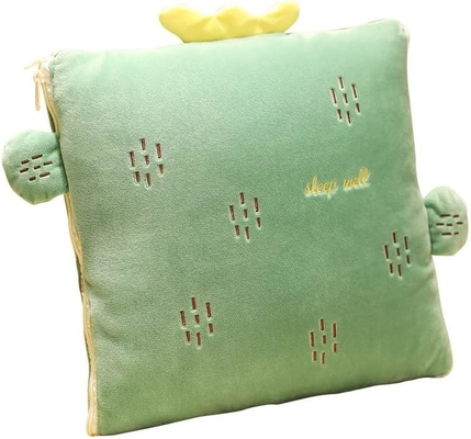 Mantenga y almohada de viaje - Premium suave 2 en 1 manta de avión con almohada de bolsa suave