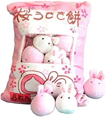 RHB Cute Plush Pillow Arrojar almohada extraíble Juguetes de animales rellenos Regalos creativos para niñas (gato)