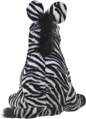 República Salvaje cebra Plush, animal de peluche, juguete de peluche, regalos para niños, abrazos 12 pulgadas, multicolor