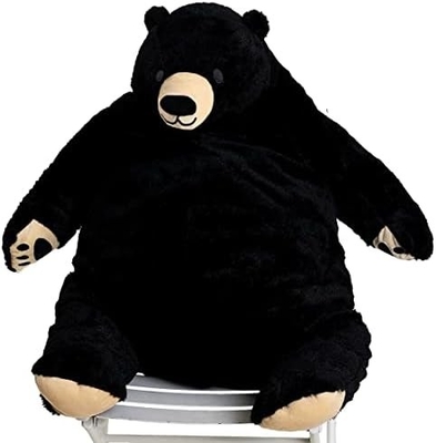 23.6in Oscuro Marrón Osito de peluche Plush juguete simulación Djungelskog Osito de peluche Muñeco de animales relleno Casa