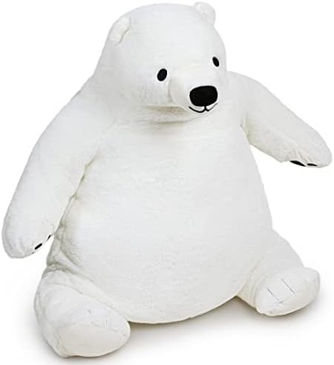 23.6in Oscuro Marrón Osito de peluche Plush juguete simulación Djungelskog Osito de peluche Muñeco de animales relleno Casa
