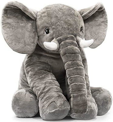 El elefante relleno de peluche juguete de animales 24 pulgadas