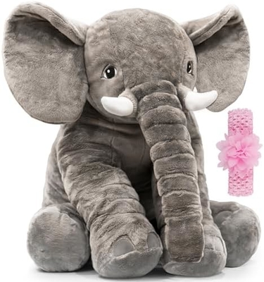 El elefante relleno de peluche juguete de animales 24 pulgadas