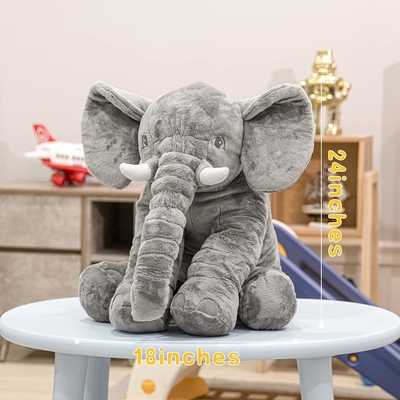 El elefante relleno de peluche juguete de animales 24 pulgadas