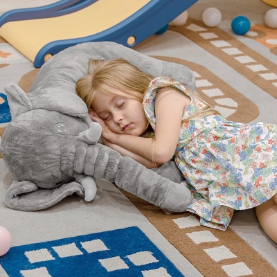El elefante relleno de peluche juguete de animales 24 pulgadas