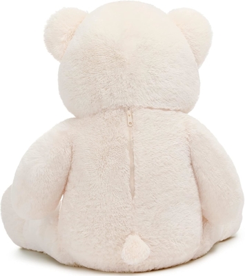 Misscindy Gigante Oso de peluche de peluche animales rellenos para novia o niños 47 pulgadas, (Blanco)