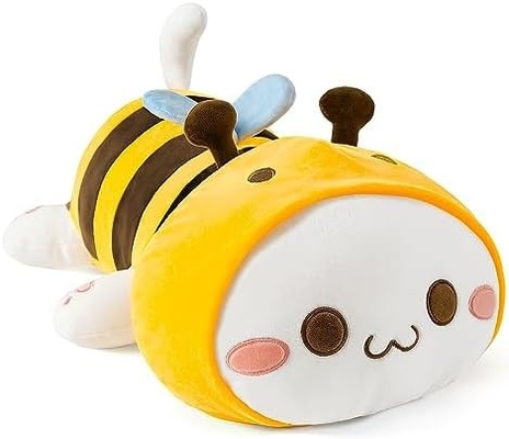Onsoyours lindo gatito juguete de peluche de 25,5&quot; animal relleno mascota de gato anime suave gato almohada de peluche grande para niños (blanco A, 25.5