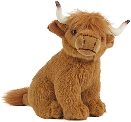 Animales rellenos marrones. Juguete de granja con sonido. Regalo de juguete suave para niños.