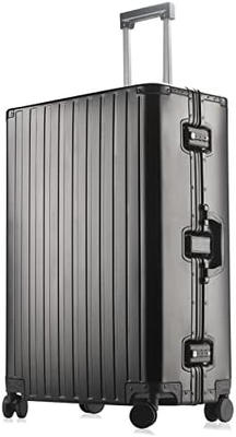 El equipaje de aluminio de la cabina de equipaje maleta de costado duro (Plata, 20 pulgadas de mano) Visita la tienda Sindermore