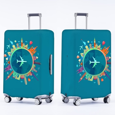 Las cubiertas de equipaje de viaje para maletas Tsa aprobado, el protector de la cubierta de la maleta se ajusta a 18-32 pulgadas de equipaje