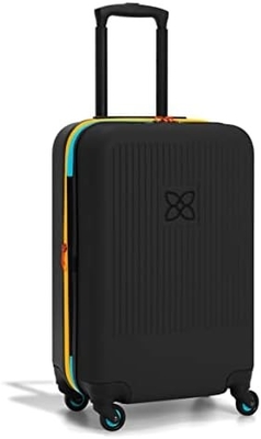 Equipaje de viaje de 22 pulgadas, equipaje duradero de cáscara dura, equipaje rodante ligero para mujeres, equipaje de mano