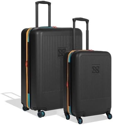 Equipaje de viaje de 22 pulgadas, equipaje duradero de cáscara dura, equipaje rodante ligero para mujeres, equipaje de mano