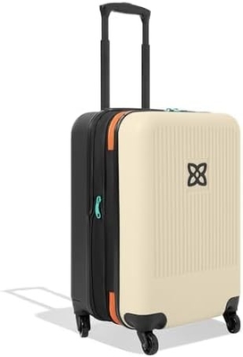 Equipaje de viaje de 22 pulgadas, equipaje duradero de cáscara dura, equipaje rodante ligero para mujeres, equipaje de mano