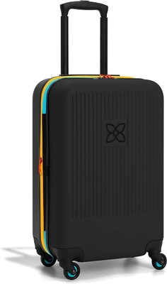 Equipaje de viaje de 22 pulgadas, equipaje duradero de cáscara dura, equipaje rodante ligero para mujeres, equipaje de mano