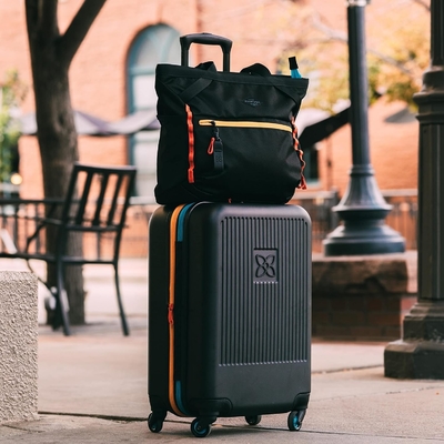 Equipaje de viaje de 22 pulgadas, equipaje duradero de cáscara dura, equipaje rodante ligero para mujeres, equipaje de mano
