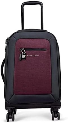 22 pulgadas de viaje equipaje lateral blando, equipaje duradero, maletas con ruedas, equipaje rodante ligero para llevar,