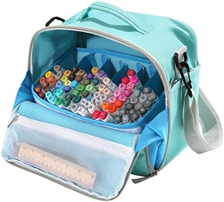 Almacenamiento Bolso para bolígrafos de marcador Pincelas de lápiz de colorear Libros Arte y artesanía Suministros Herramientas Cosméticos, hasta 130 bolígrafos