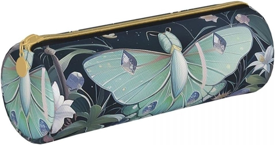 Casilla de lápiz mariposa para mujeres Bolso de bolígrafo cilindro cerradura portátil pequeña sencilla duradera ligera para bolsa de almacenamiento