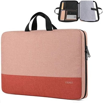 Cuerpo de computadora portátil, 15.6 pulgadas TSA Bolso portátil portátil manga de computadora portátil resistente al agua Cuerpo de computadora portátil
