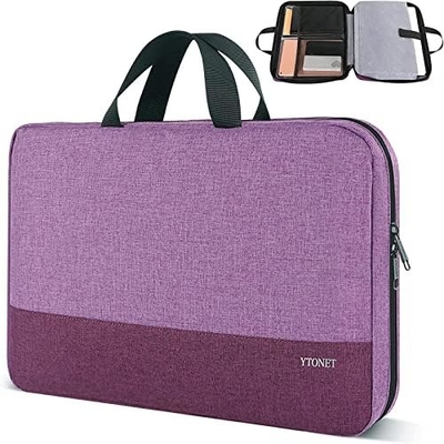 Cuerpo de computadora portátil, 15.6 pulgadas TSA Bolso portátil portátil manga de computadora portátil resistente al agua Cuerpo de computadora portátil