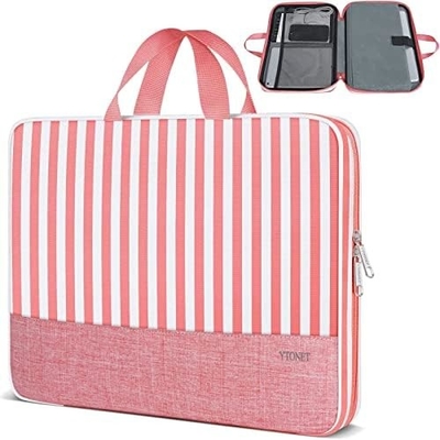 Cuerpo de computadora portátil, 15.6 pulgadas TSA Bolso portátil portátil manga de computadora portátil resistente al agua Cuerpo de computadora portátil