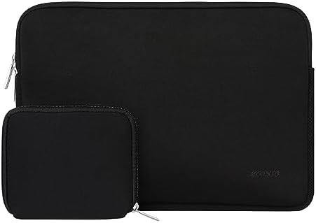 Manga de portátil Compatible con MacBook Air/Pro, portátil de 13-13 pulgadas, bolso de neoprene con caja pequeña, albaricoque