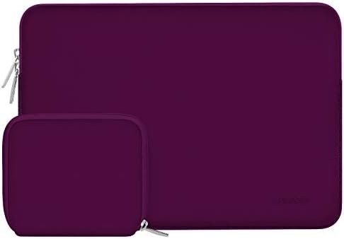 Manga de portátil Compatible con MacBook Air/Pro, portátil de 13-13 pulgadas, bolso de neoprene con caja pequeña, albaricoque