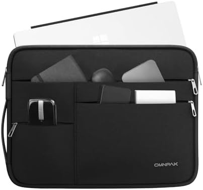Adecuado para,MacBook Pro 13-14 pulgadas, PET reciclado portátil caso de transporte con mango y bolsillo de accesorios