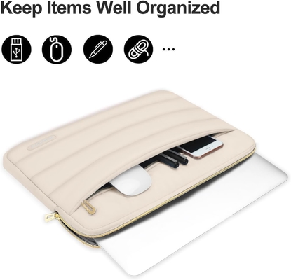 Adecuado para MacBook Air/Pro, portátil de 13-13 pulgadas, adecuado para MacBook Pro 14 pulgadas de poliéster paquete horizontal con pequeño