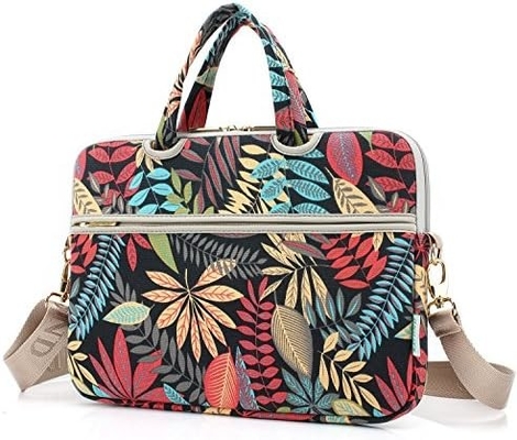 Red Bohemia Patten portátil a prueba de agua hombro bolso de mensajería funda manga para 12 pulgadas 13,3 pulgadas portátil