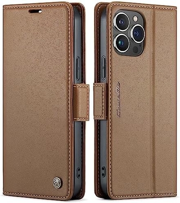 Portada QLTYPRI para iPhone 13/14, [bloqueo RFID] soporte de ranura para tarjetas de crédito para protección a prueba de choques de la caja del teléfono