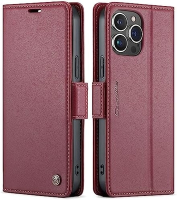 Portada QLTYPRI para iPhone 13/14, [bloqueo RFID] soporte de ranura para tarjetas de crédito para protección a prueba de choques de la caja del teléfono