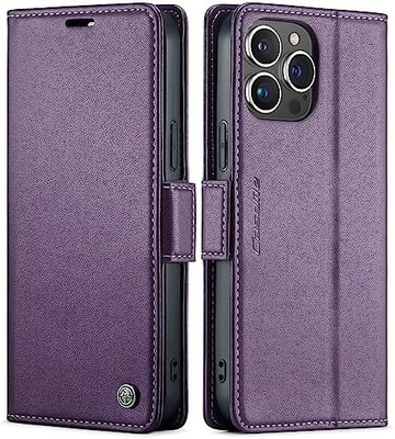 Portada QLTYPRI para iPhone 13/14, [bloqueo RFID] soporte de ranura para tarjetas de crédito para protección a prueba de choques de la caja del teléfono