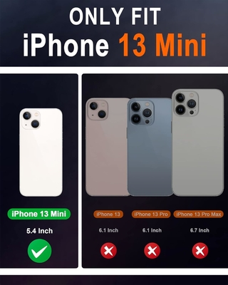 Cuerpo de cartera plegable de cuero sello magnético soporte de ranura de tarjeta de bloqueo RFID Cuerpo totalmente protegido compatible con el iPhone 13
