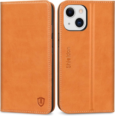 Cuerpo de cartera plegable de cuero sello magnético soporte de ranura de tarjeta de bloqueo RFID Cuerpo totalmente protegido compatible con el iPhone 13
