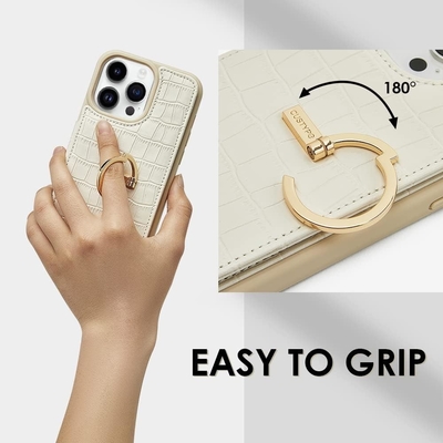iPhone 13Pro Max 6.7&quot;, funda de cartera con soporte de tarjeta, funda de protección de cuero con soporte de anillo,