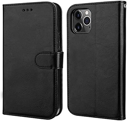 Compatible con el iPhone 12/Pro cartera de bolsillo con soporte de tarjeta PU pieza de piele soporte de pulsera a prueba de golpes clamshell 6,1 pulgadas